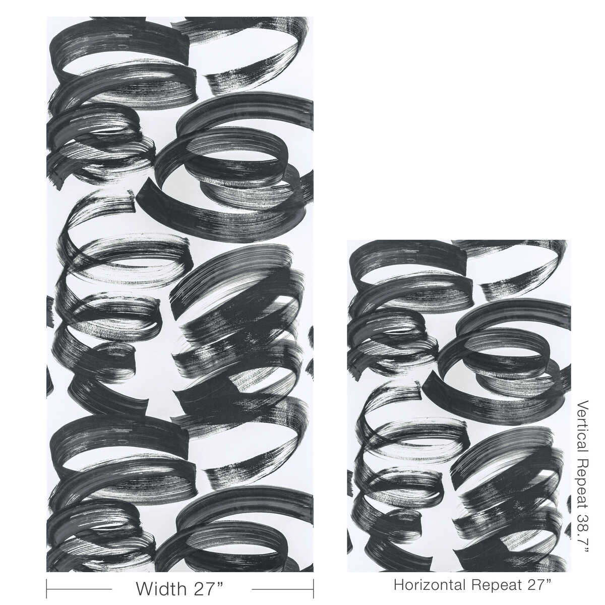 Laryo Paper - Ink - LEE JOFA MODERN Wallpaper