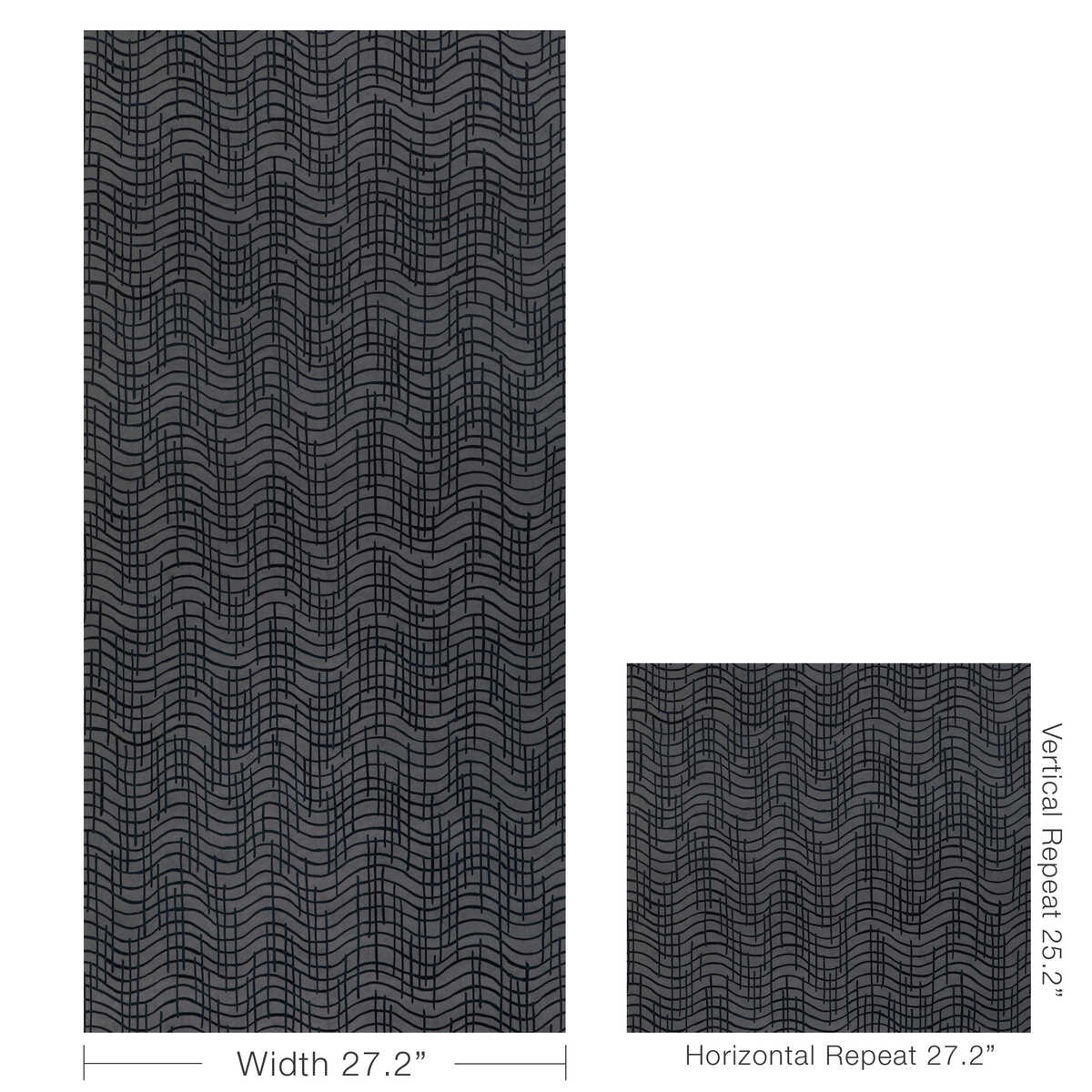Dada Paper - Gunmetal - LEE JOFA MODERN Wallpaper