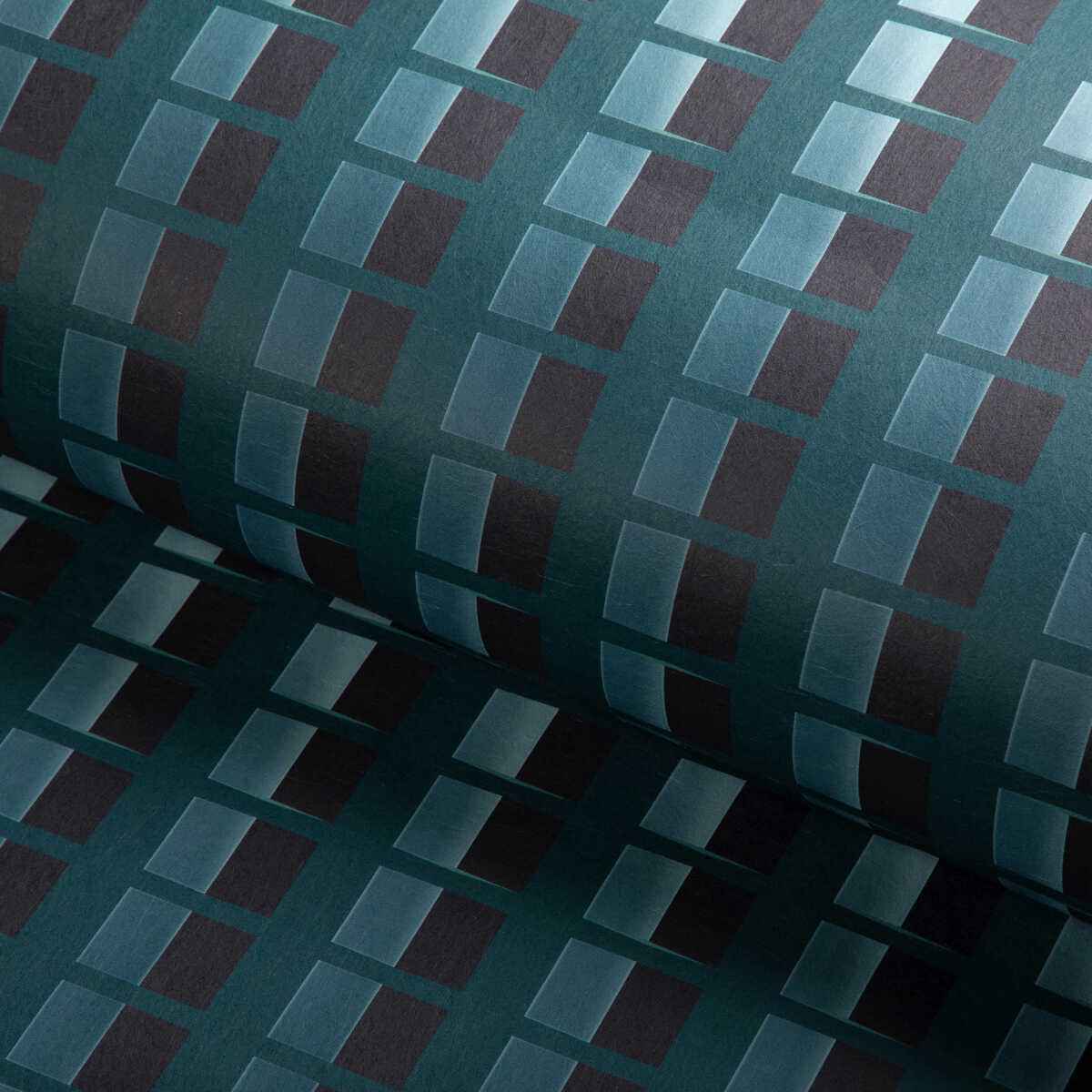 Gwp37343550 Refrakt Paper Peacock Lee Jofa Modern Wallpaper - LEE JOFA MODERN Wallpaper
