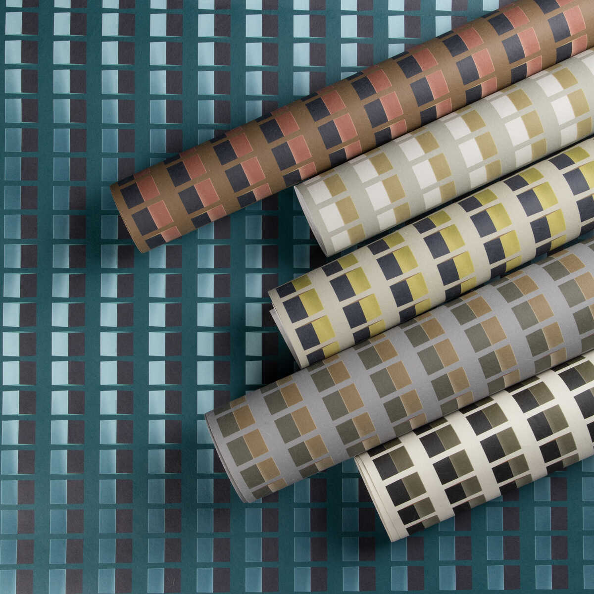 Refrakt Paper - Peacock - LEE JOFA MODERN Wallpaper
