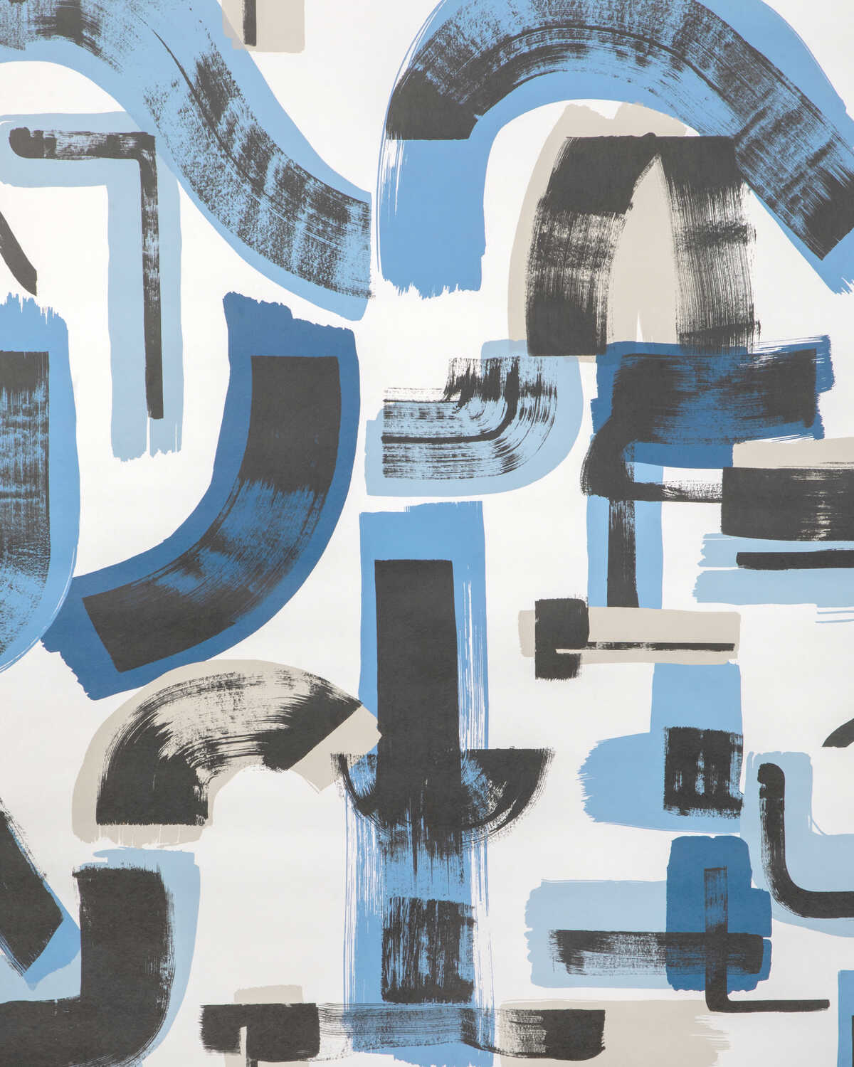 Bleecker Paper - Capri/Navy - LEE JOFA MODERN Wallpaper