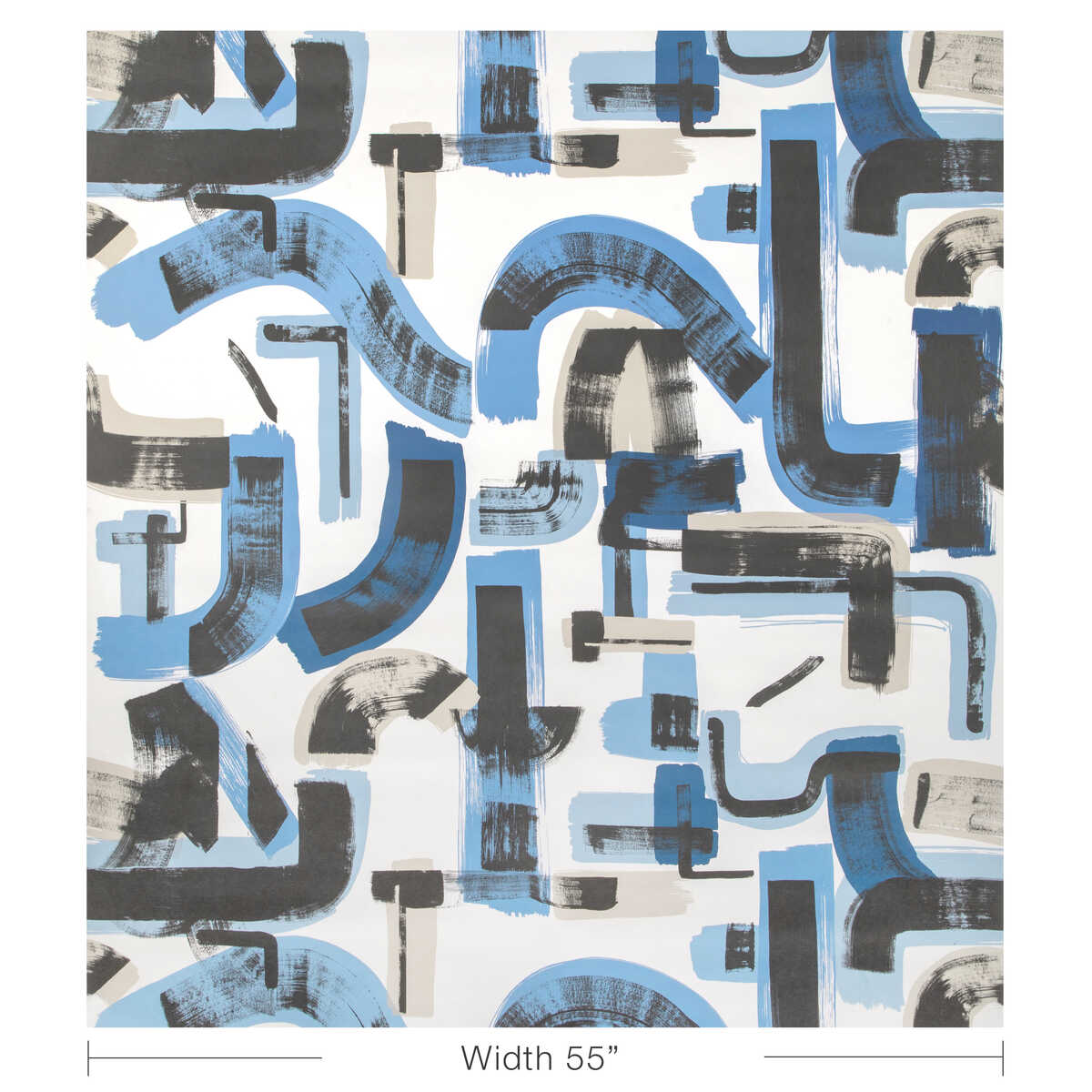 Bleecker Paper - Capri/Navy - LEE JOFA MODERN Wallpaper