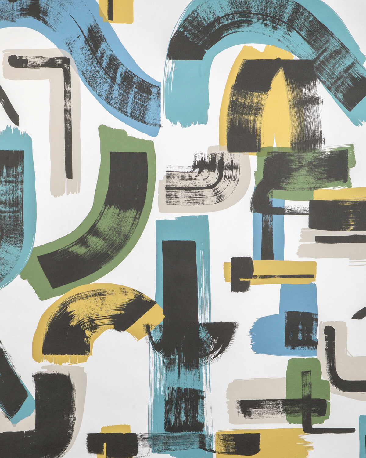 Bleecker Paper - Lake/Fern - LEE JOFA MODERN Wallpaper