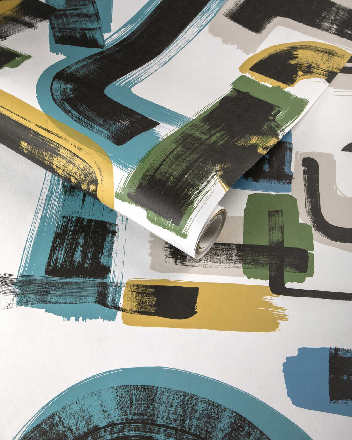 Bleecker Paper - Lake/Fern - LEE JOFA MODERN Wallpaper