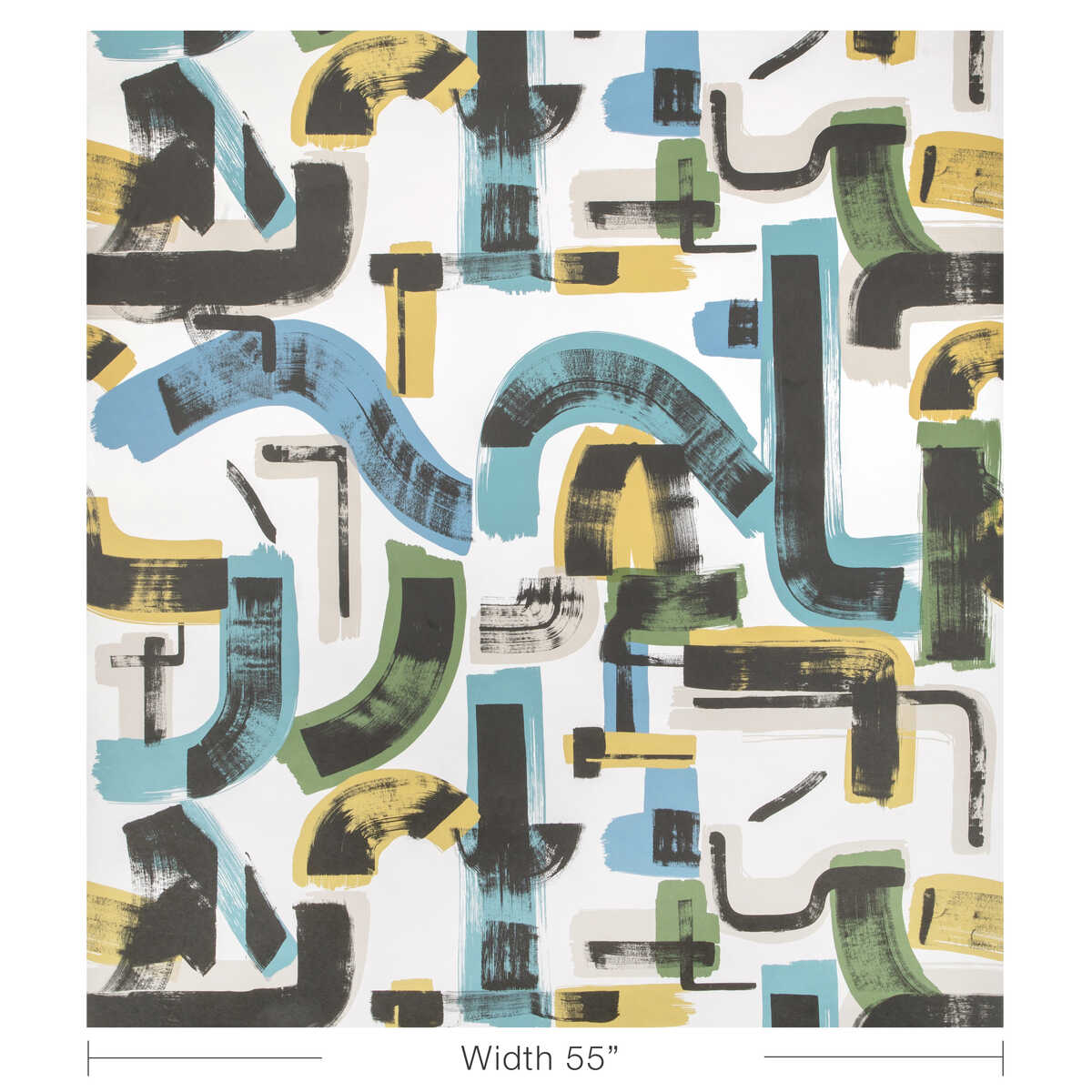 Bleecker Paper - Lake/Fern - LEE JOFA MODERN Wallpaper