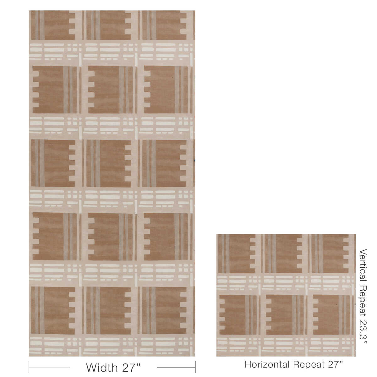 Riven Wc - Rose Taupe - LEE JOFA MODERN Wallpaper