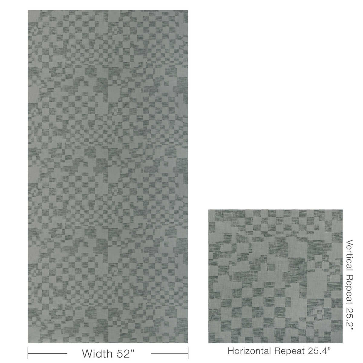Glyph Wc - Steel - LEE JOFA MODERN Wallpaper