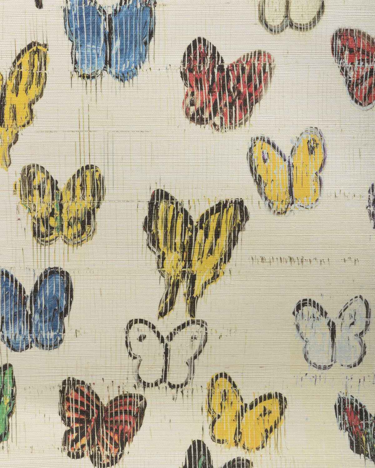 Gwp37461940 Flutter Sisal Rainbow Lee Jofa Modern Wallpaper