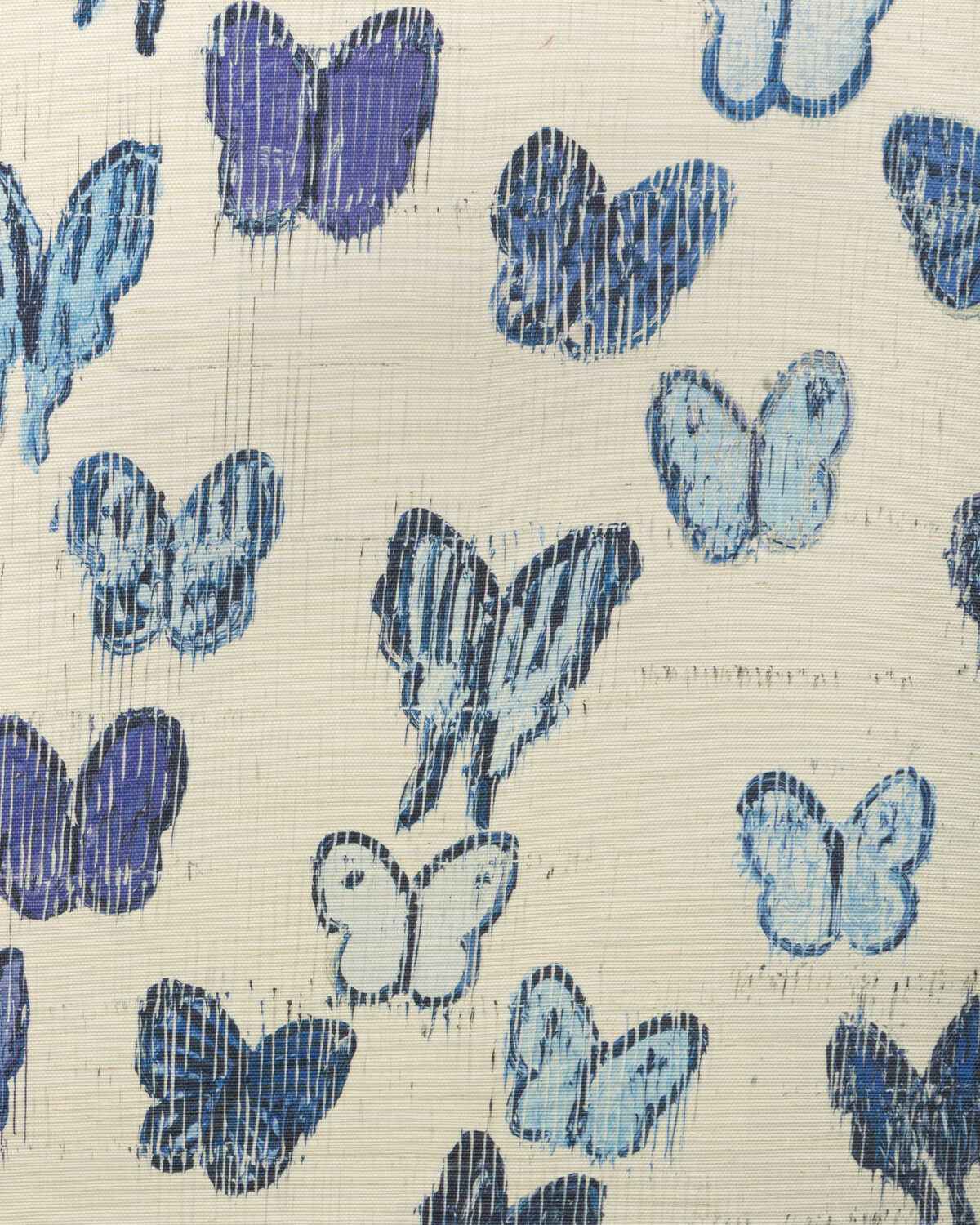 Gwp37465130 Flutter Sisal The Blues Lee Jofa Modern Wallpaper