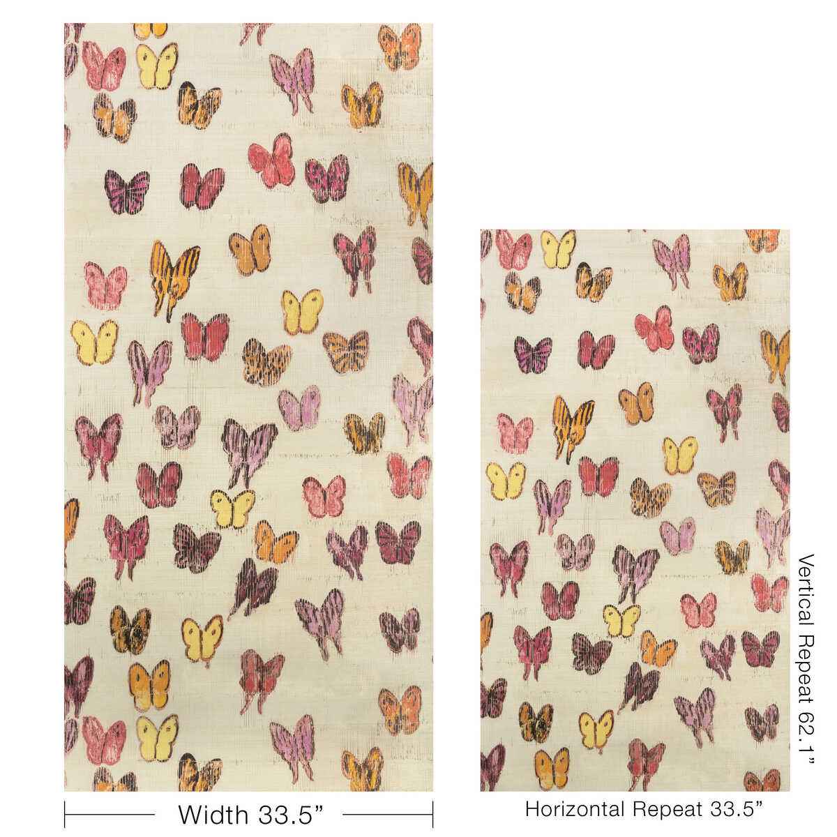 Gwp37467120 Flutter Sisal Sunset Lee Jofa Modern Wallpaper - LEE JOFA MODERN Wallpaper
