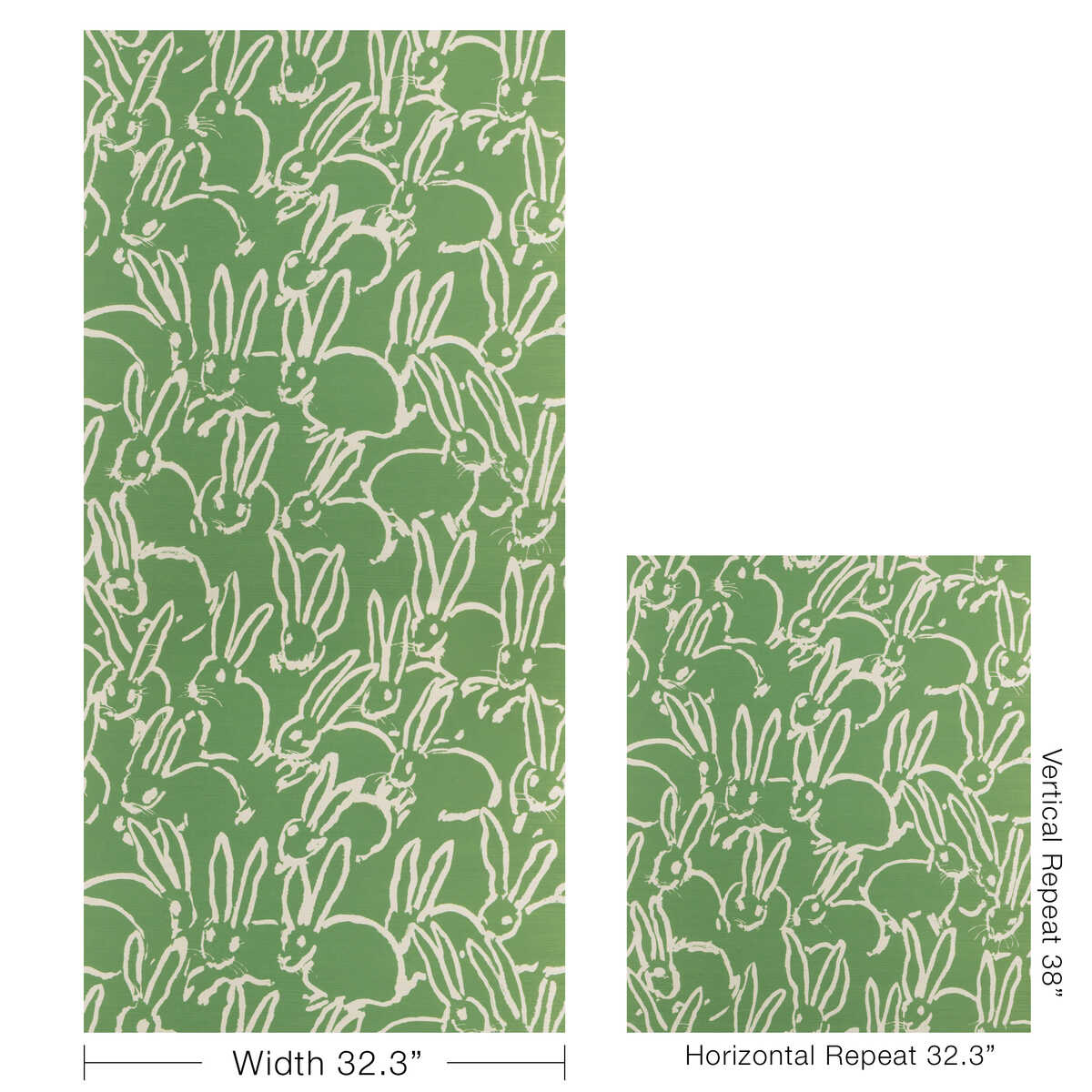 Hula Sisal - Sage - LEE JOFA MODERN Wallpaper