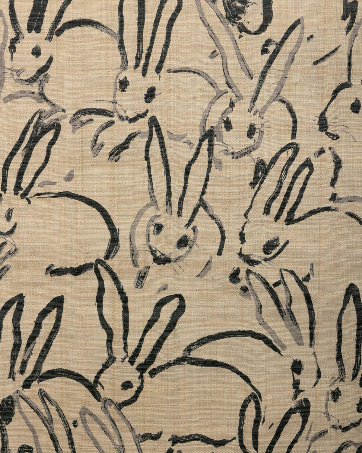 Hutch Raffia - Ink - LEE JOFA MODERN Wallpaper