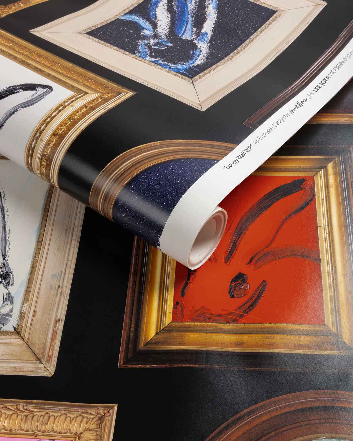 Gwp375180 Bunny Wall Wp Black Lee Jofa Modern Wallpaper - LEE JOFA MODERN Wallpaper