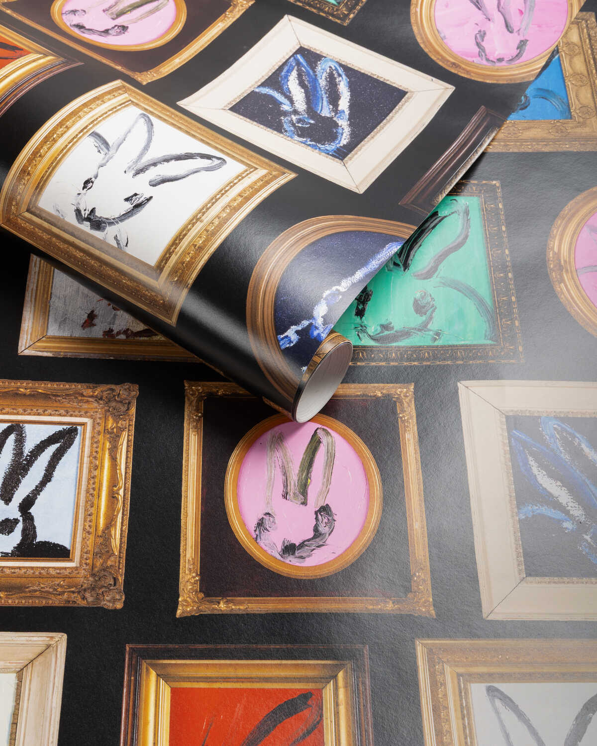 Bunny Wall Small Wp - Black - LEE JOFA MODERN Wallpaper