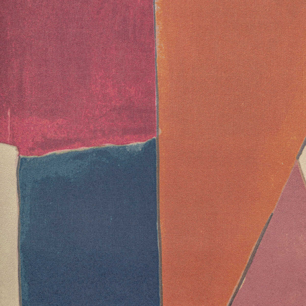 District Paper - Claret - LEE JOFA MODERN Wallpaper
