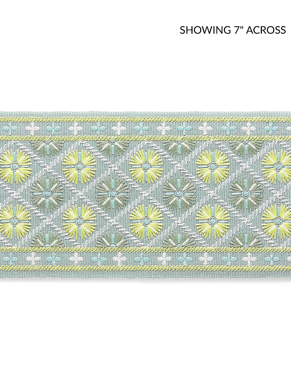 Hansel Embroidered Tape - Summer Breeze - Scalamandre Trim