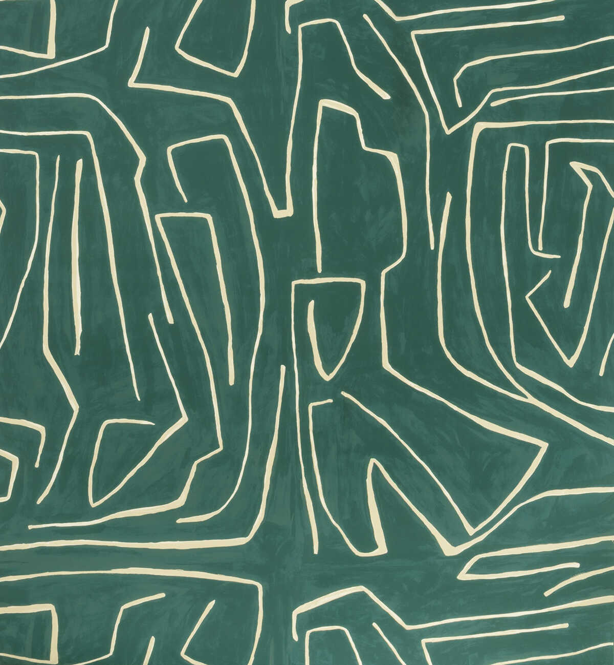 Graffito - Teal/Pearl - LEE JOFA MODERN Wallpaper