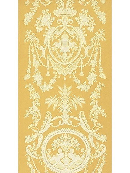 Chenier Seat & Back - Beige/Gold - Scalamandre Fabric