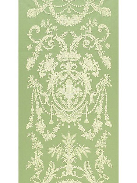 Chenier Seat & Back - Green - Scalamandre Fabric