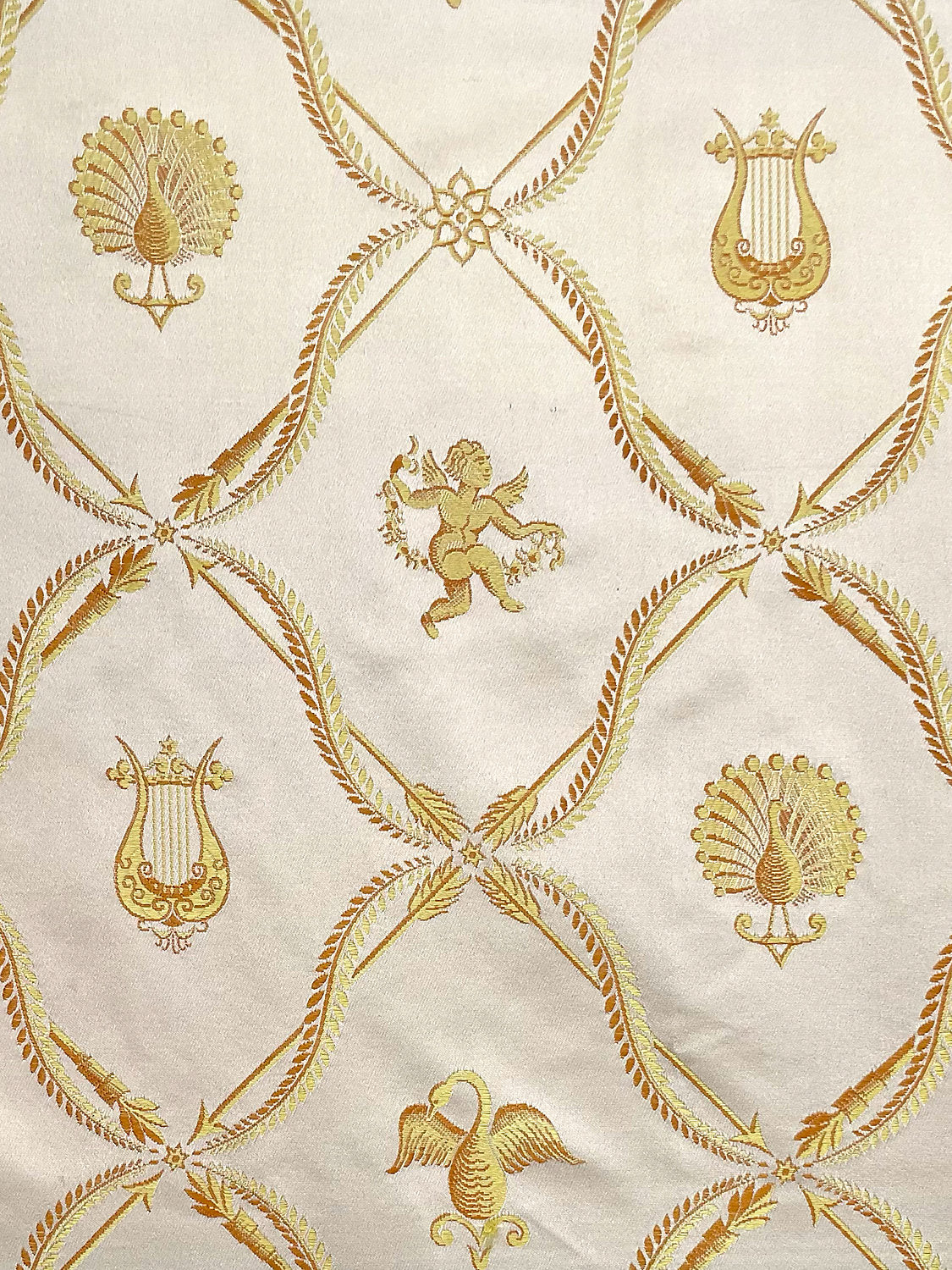 Lampas Suchet - Creme - Scalamandre Fabric