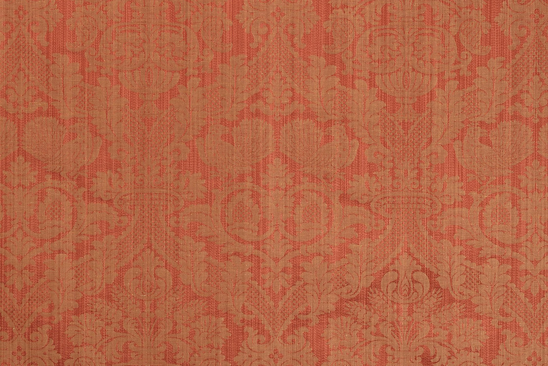 Damas Tanlay - Corail - Scalamandre Fabric