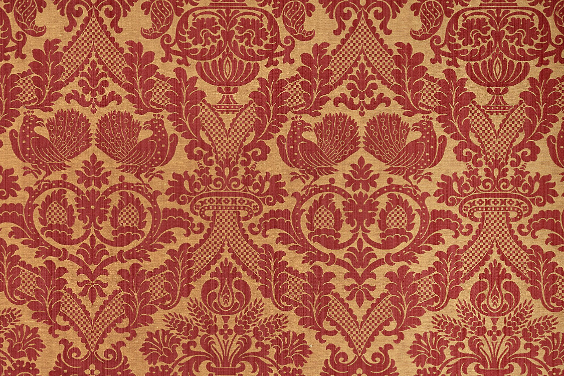 Damas Tanlay - Grenat - Scalamandre Fabric