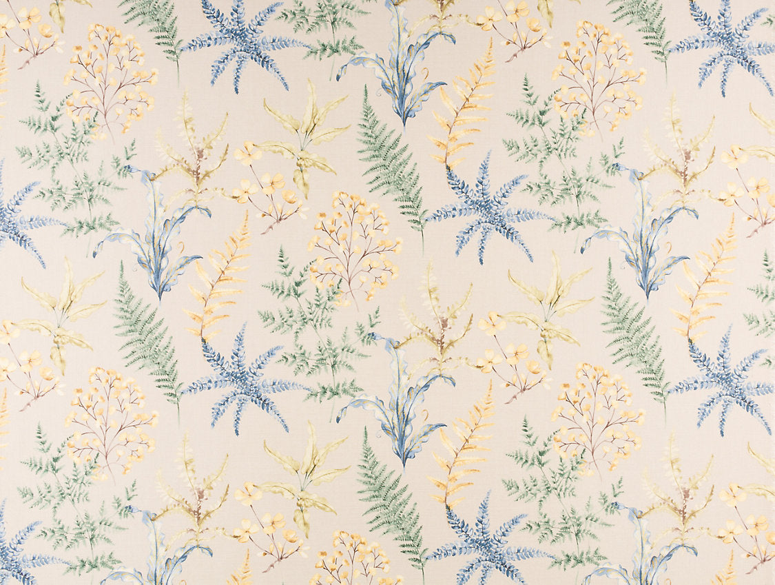 Wethersfield Fern - Khaki Blue - Scalamandre Fabric
