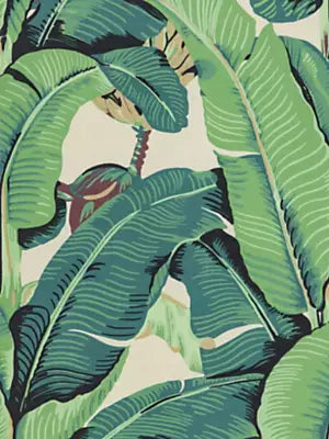 Hinson Palm - Outdoor - Green - Scalamandre Fabric