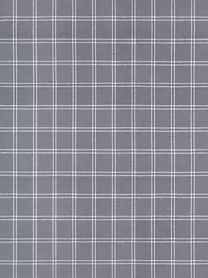 Prescott Plaid - Oxford Grey - Scalamandre Fabric