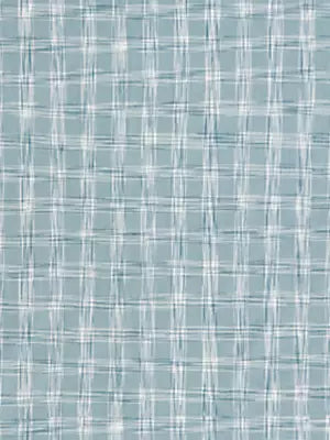 Haverhill Cotton Plaid - Ocean Air - Scalamandre Fabric