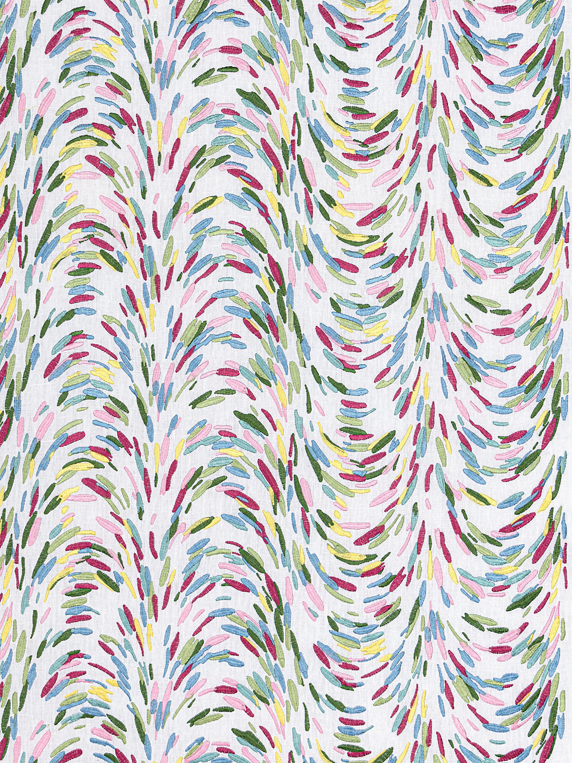 Fountain Embroidery - Printemps - Scalamandre Fabric