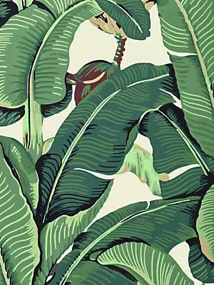 Hinson Palm - Cotton Print - Green