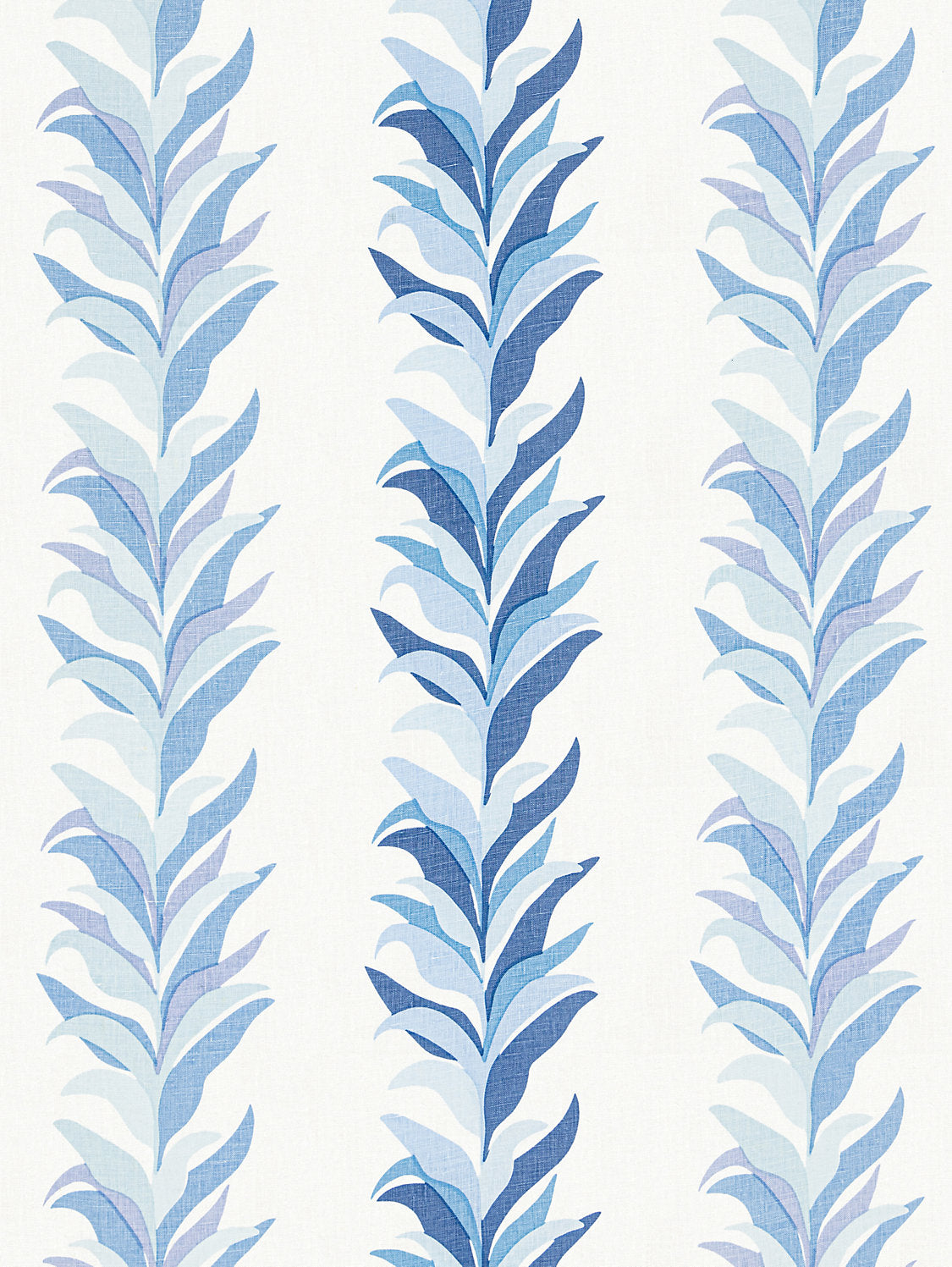 Chira Island Print - Blue Marine - Scalamandre Fabric