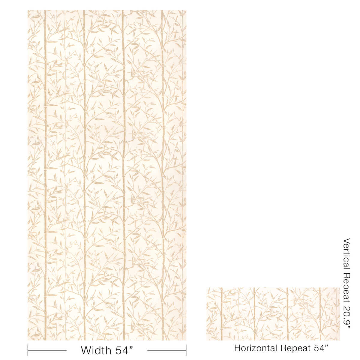 Hs Bamboo - Sand - KRAVET COUTURE Fabric