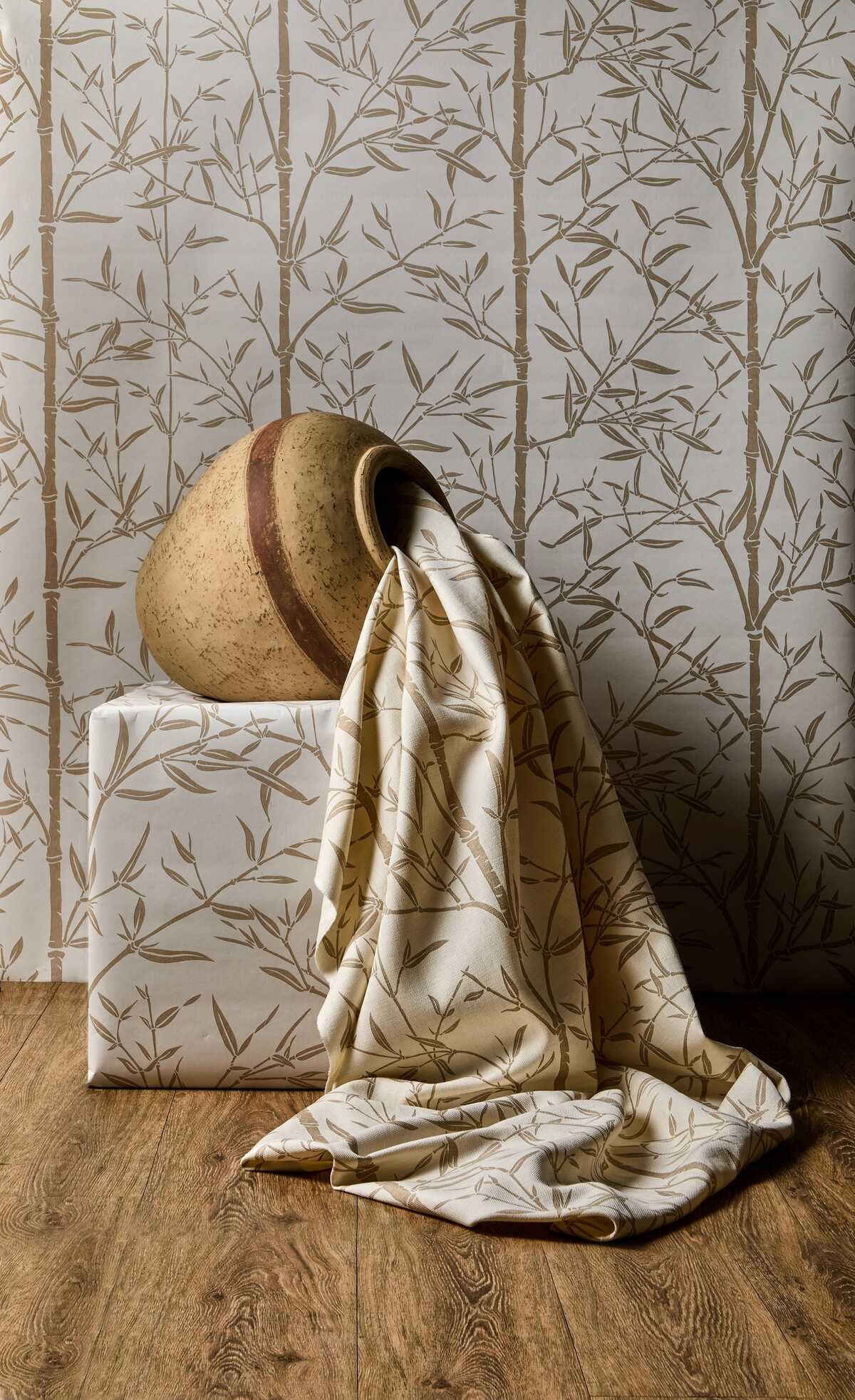 Hs Bamboo - Sand - KRAVET COUTURE Fabric