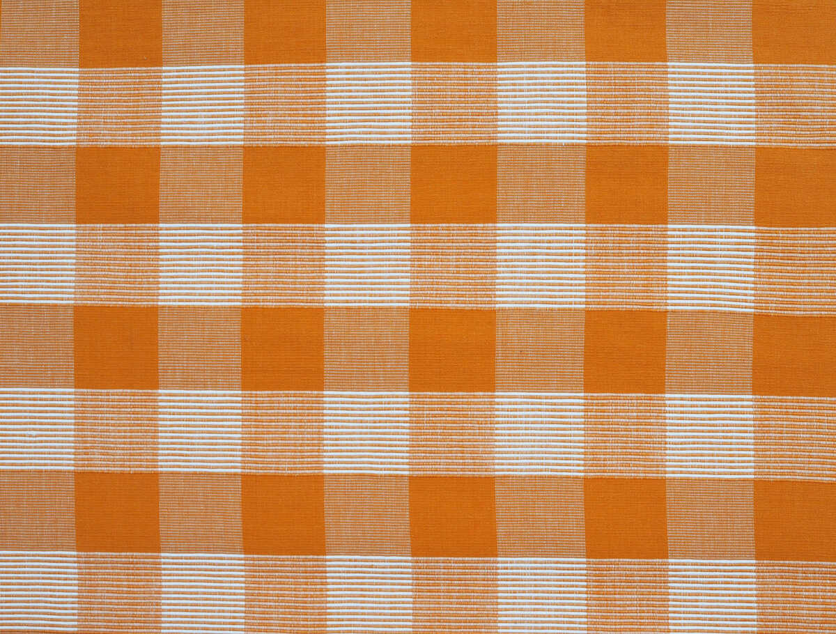 Siam Sq Cotton - Arancia - BRUNSCHWIG & FILS Fabric