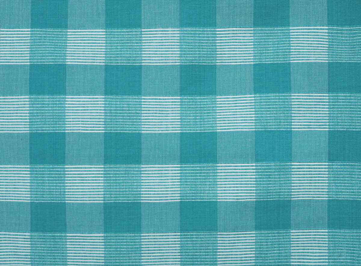 Jag500611310 Siam Sq Cotton Aqua Pura Brunschwig Fils Fabric