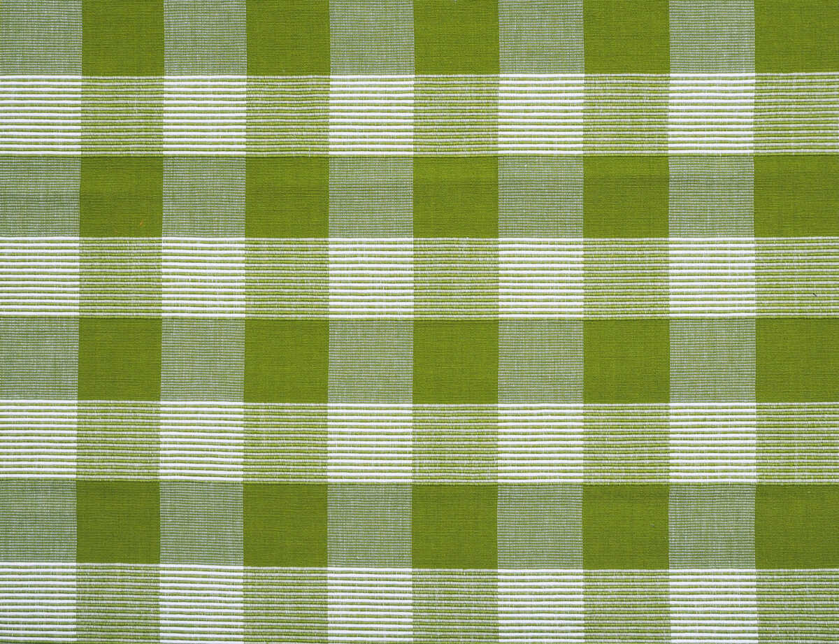 Siam Sq Cotton - Pistachio - BRUNSCHWIG & FILS Fabric