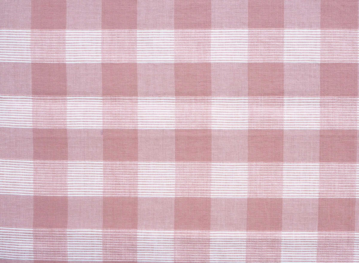 Siam Sq Cotton - Pink - BRUNSCHWIG & FILS Fabric