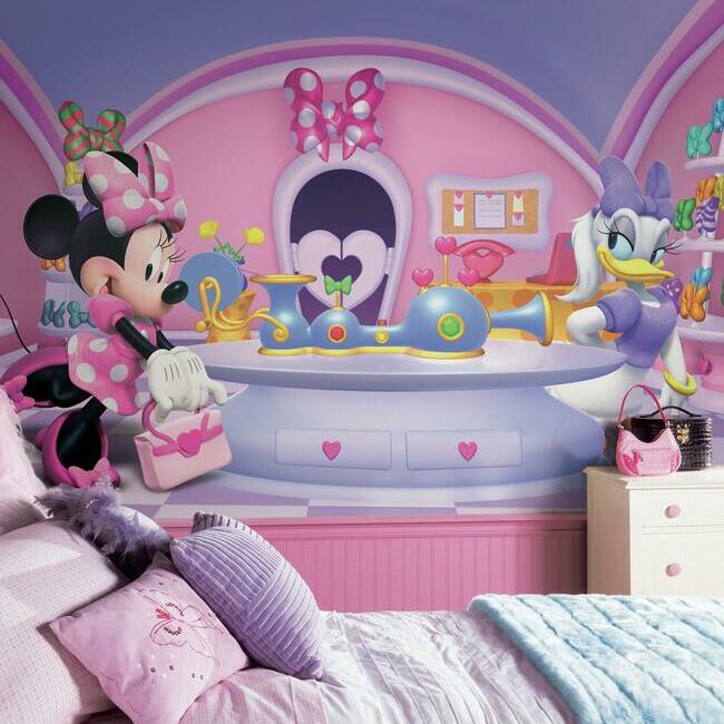 disney-minnie-fashionista-wall-mural-pink-york-wallcoverings-jl1302m