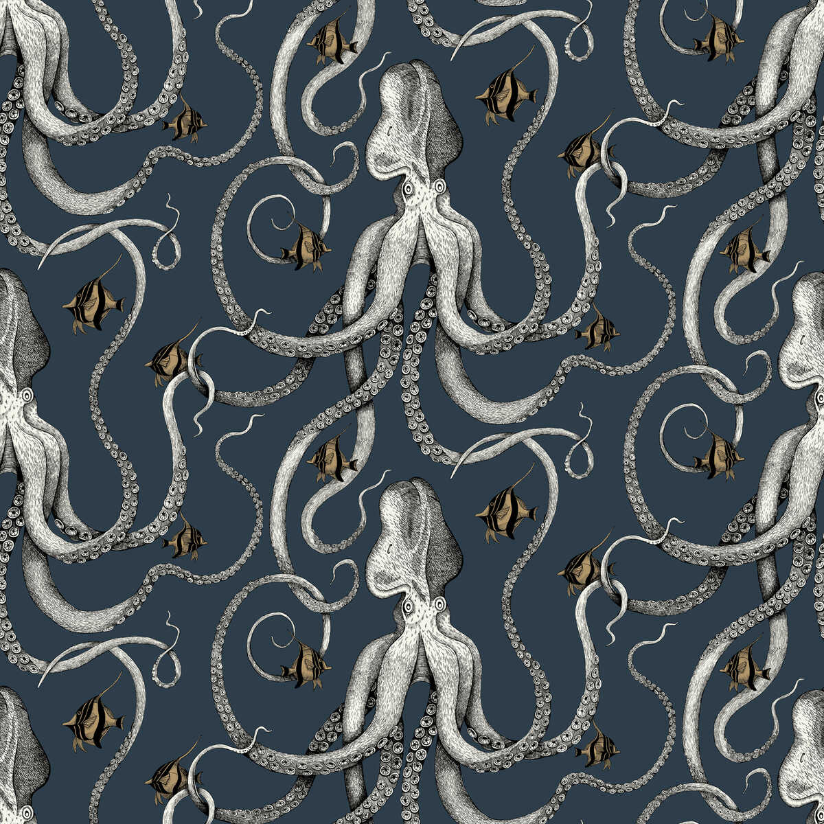 Octopoda - 01 - KRAVET COUTURE Wallpaper