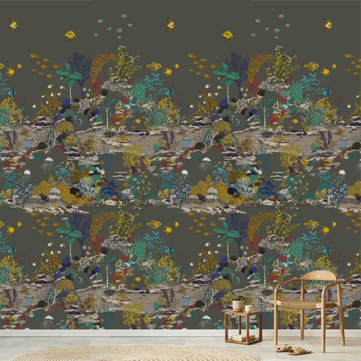 Underwater Jungle - 02 - KRAVET COUTURE Papel pintado