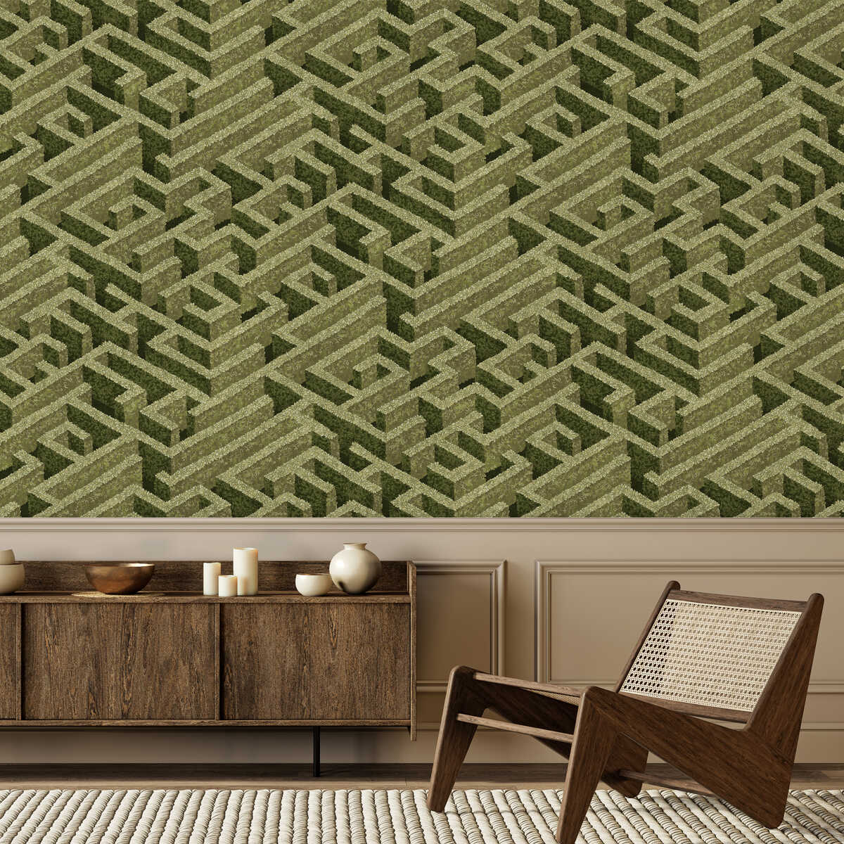 Labyrinth - 01 - KRAVET COUTURE Wallpaper