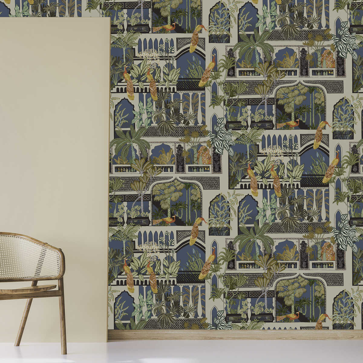 Peacock Arches - 31 - KRAVET COUTURE Wallpaper