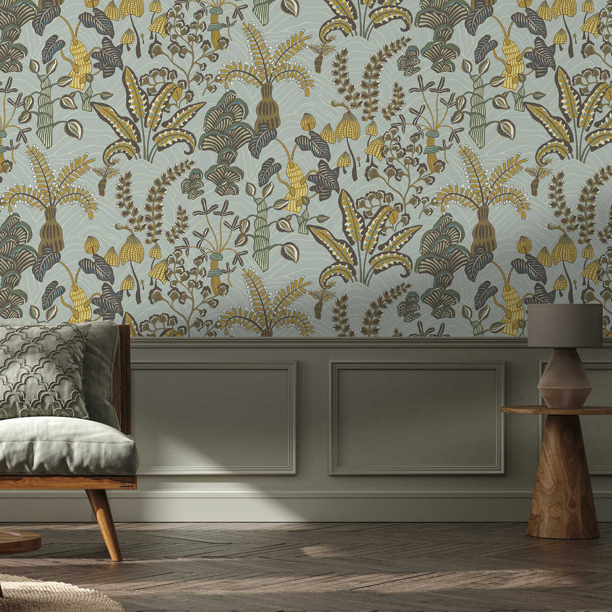 Woodland Floor - 01 - KRAVET COUTURE Papel pintado