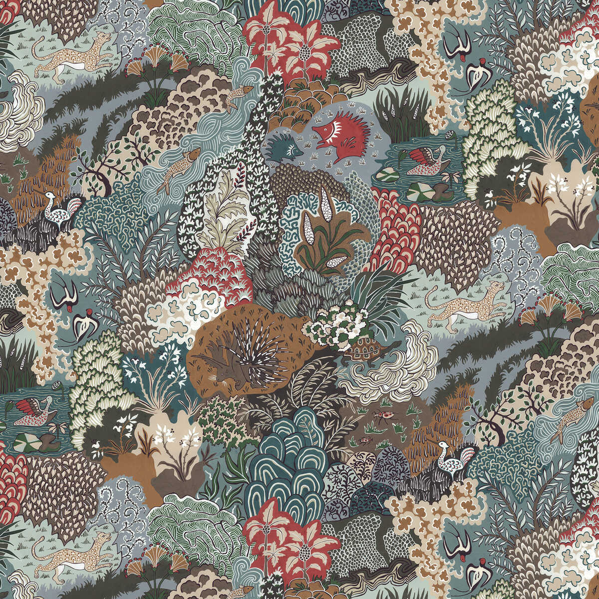 Whimsical Clumps - 01 - KRAVET COUTURE Wallpaper