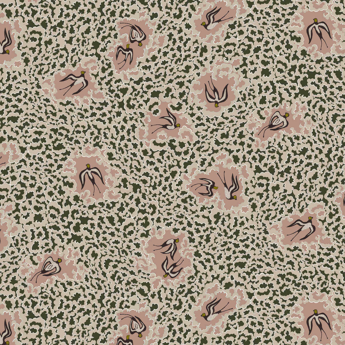Beas Swallows - 11 - KRAVET COUTURE Wallpaper