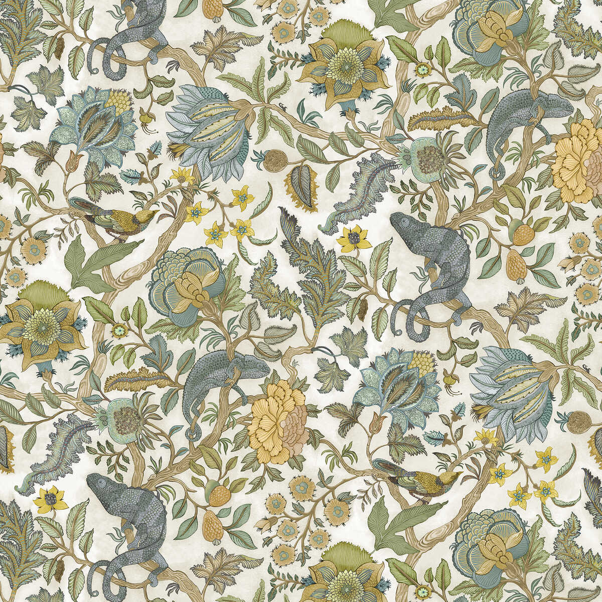 Chameleon Trail Wp - 01 - KRAVET COUTURE Papel pintado