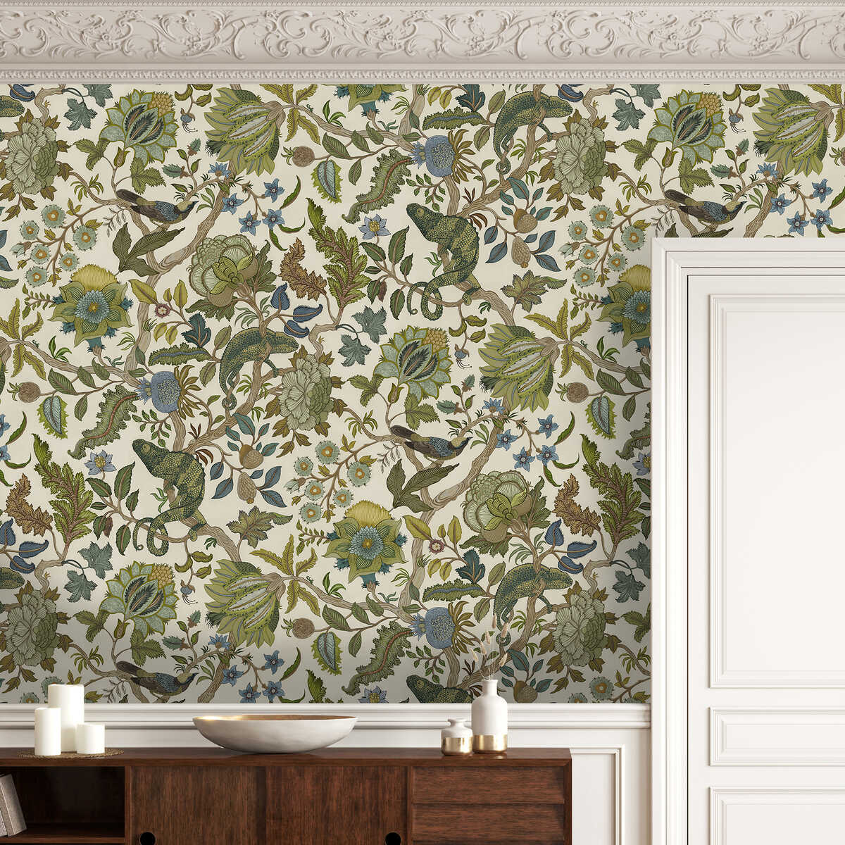 Chameleon Trail Wp - 71 - KRAVET COUTURE Wallpaper