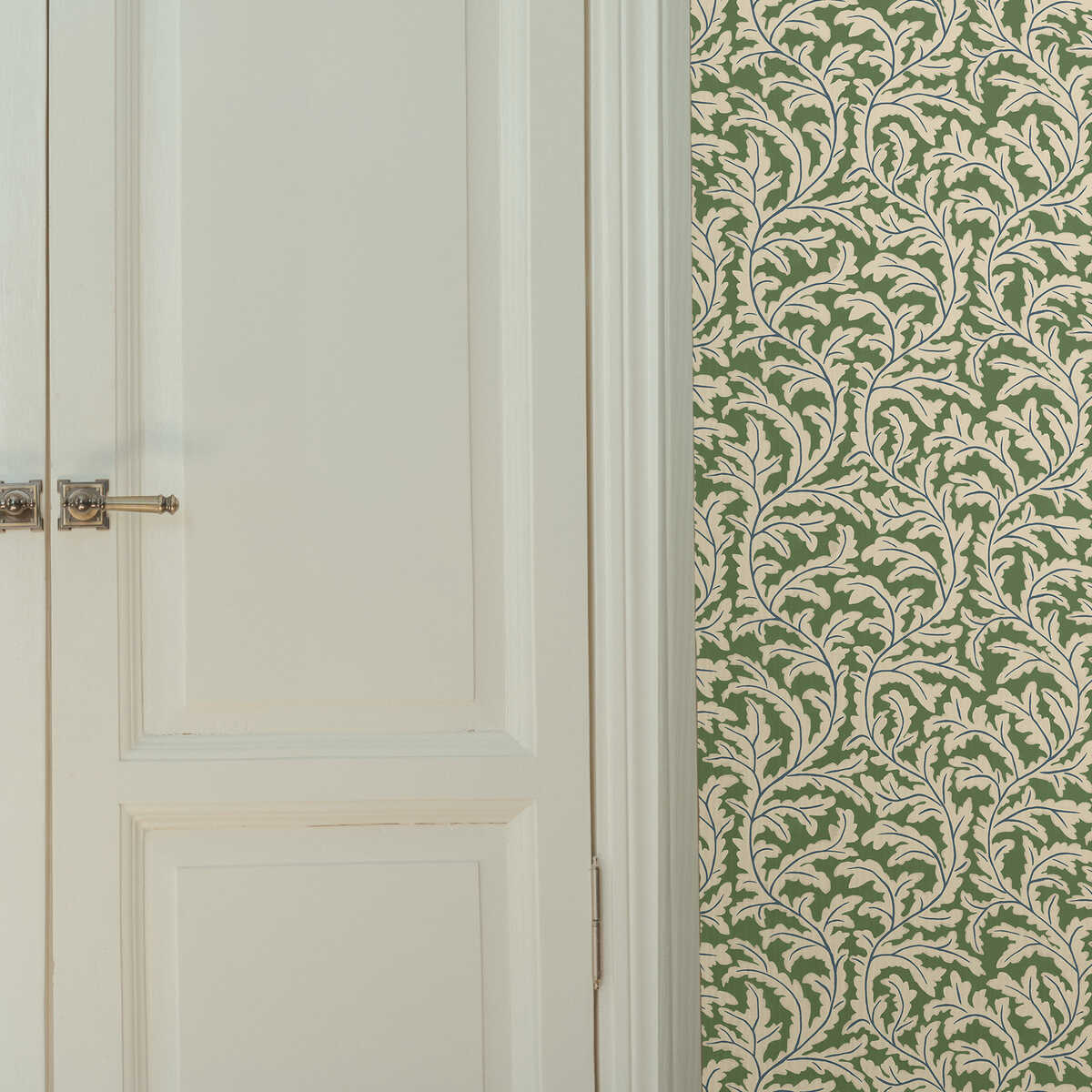 Frond Ogee - 01 - KRAVET COUTURE Wallpaper